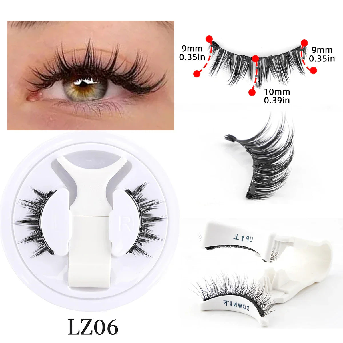 Fluffy Magnetic Eyelash Set
