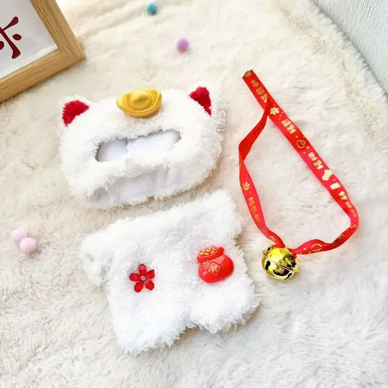 Labubu Lucky Cat Outfit Set
