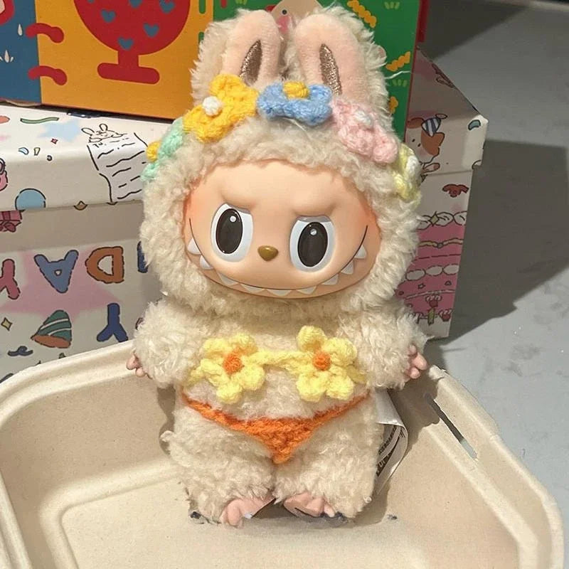 POP MART Labubu V1/V2/V3 Hawaiian Bikini Set