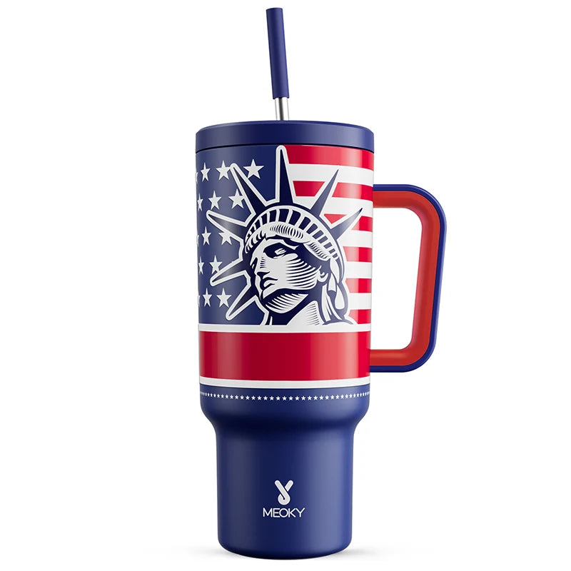 Meoky 40oz Insulated Mug Tumbler