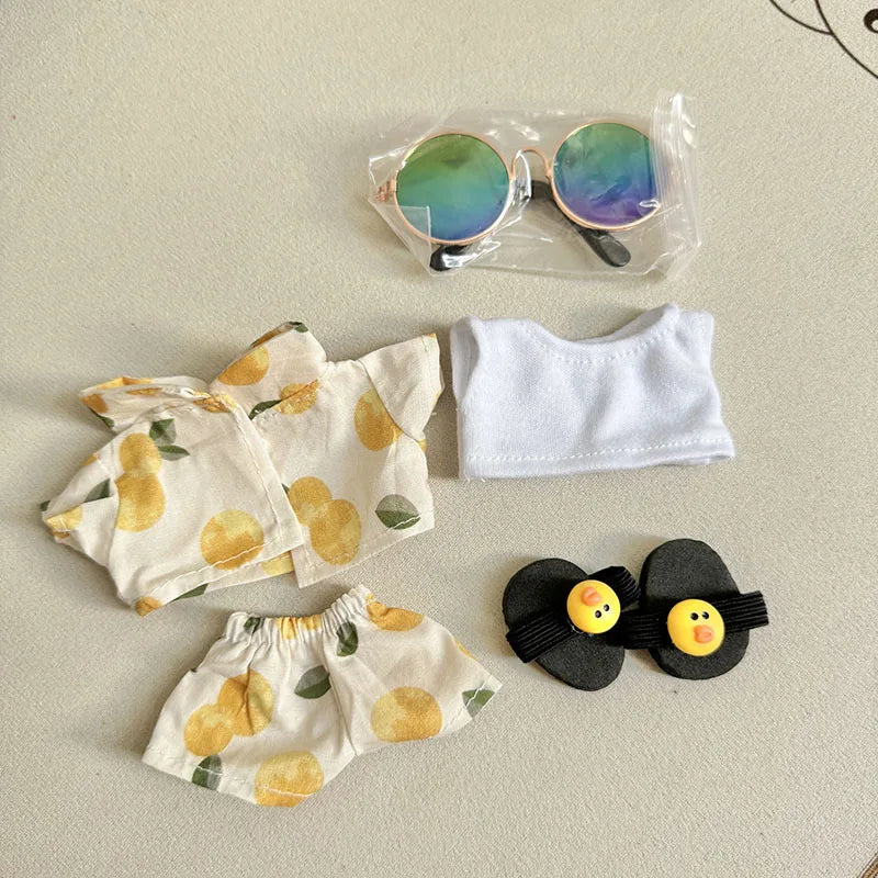 Labubu Beach Resort Overalls Set