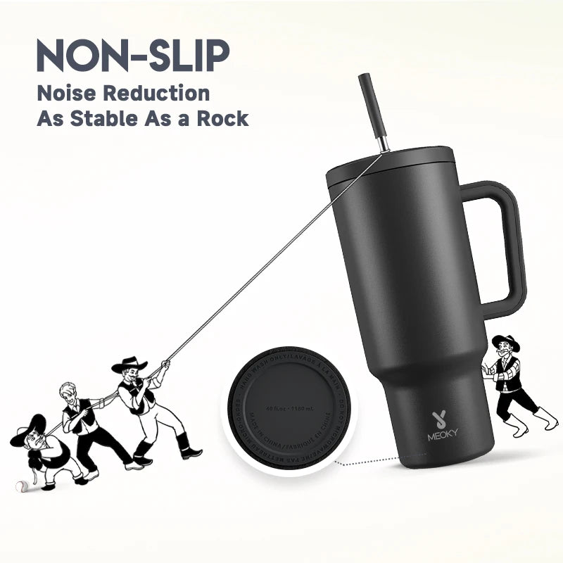 Meoky 40oz Stainless Steel Thermos