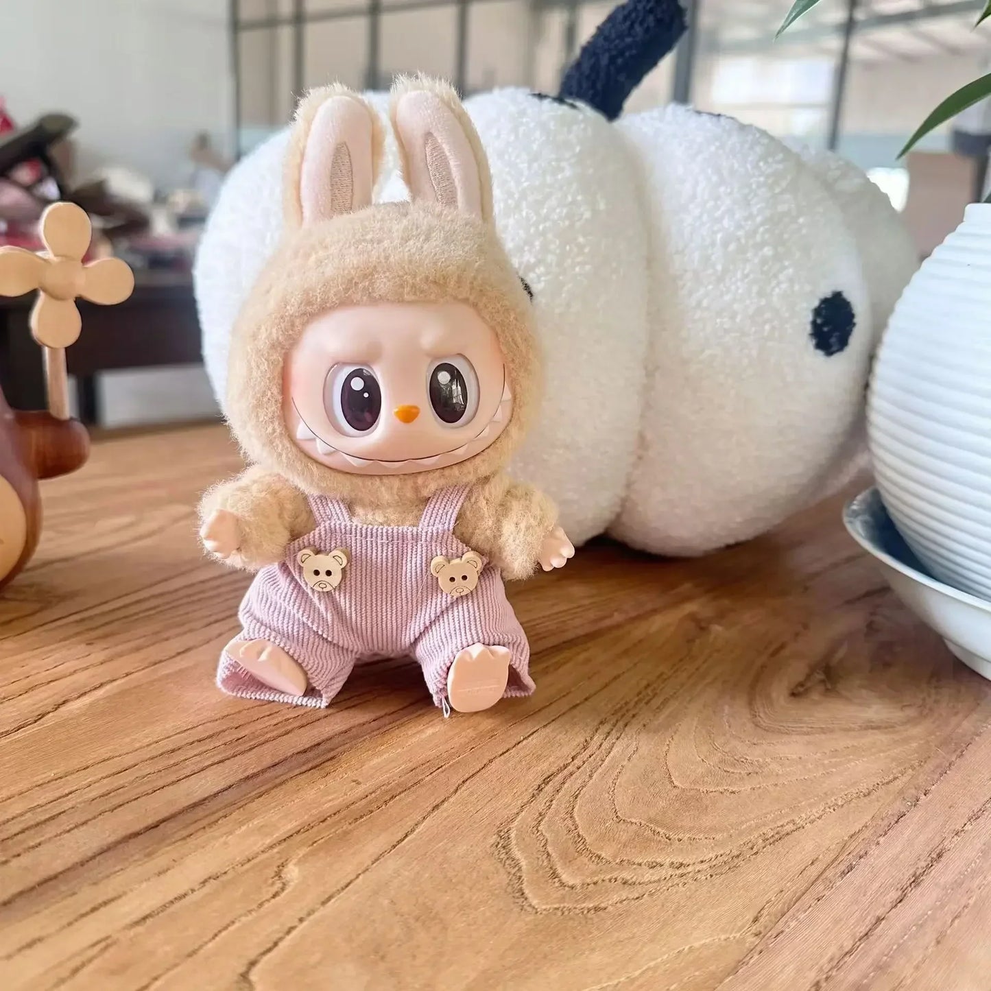 Labubu Bib Pants Outfit Set