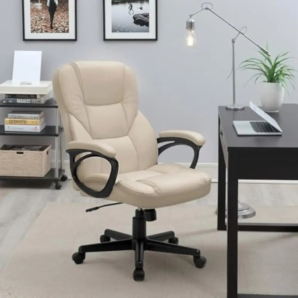 High-Back PU Leather Office Chair