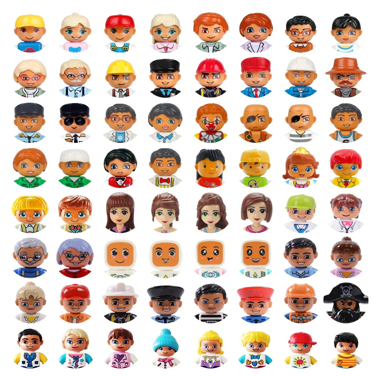 City Careers Action Figures Blocks