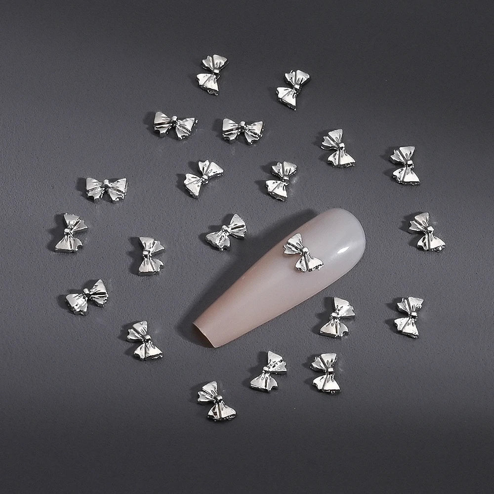 Gold/Silver Butterfly Nail Charms