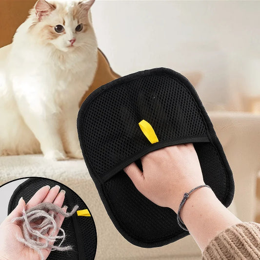 Pet Hair Remover Grooming Gloves