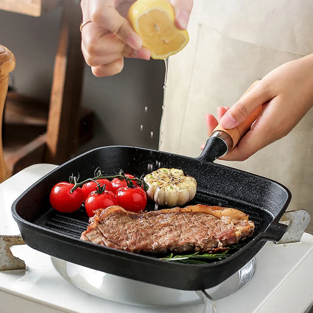 Cast Iron Square Grill Pan