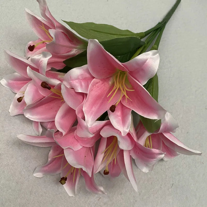 Silk Lily Bouquet Decor