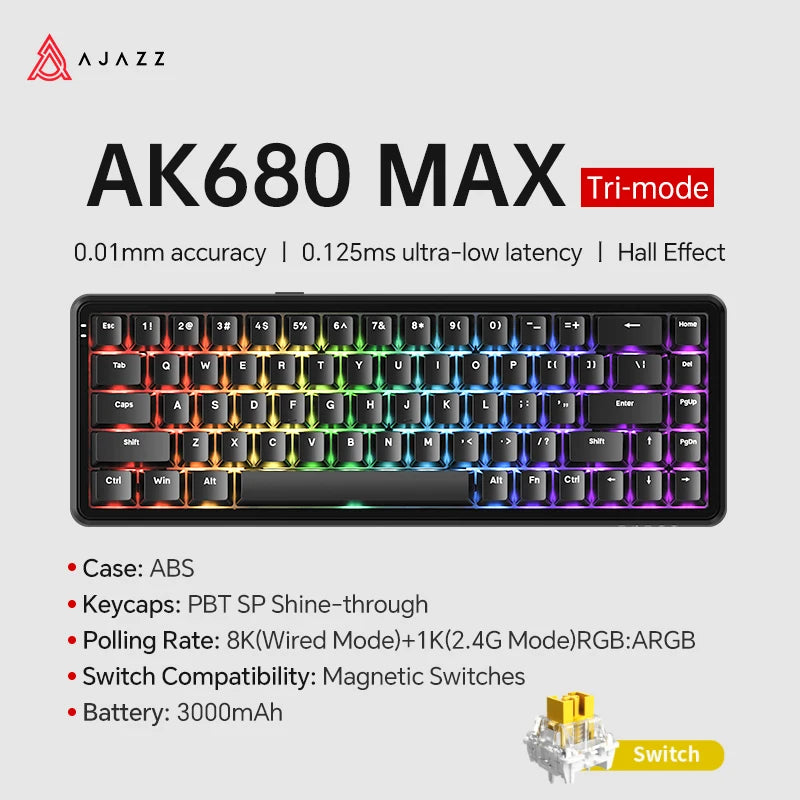 AJAZZ AK680 MAX Gaming Keyboard