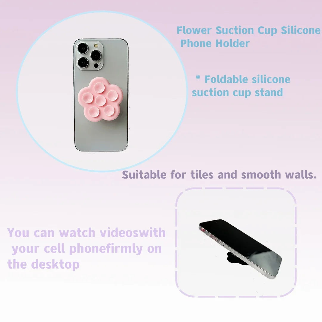 Silicone Suction Cup Phone Holder