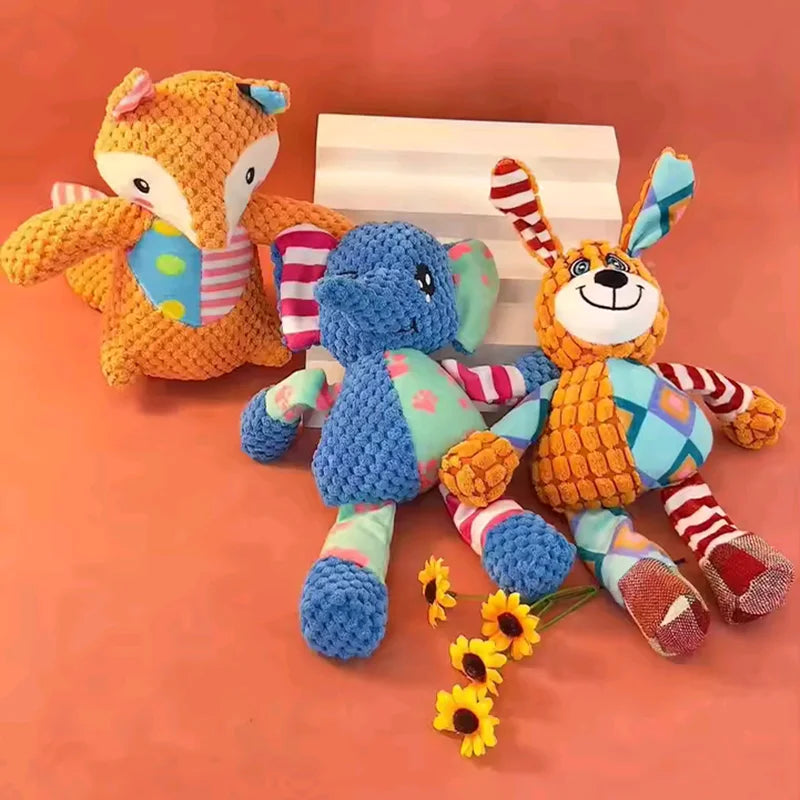 Interactive Plush Pet Chew Toy