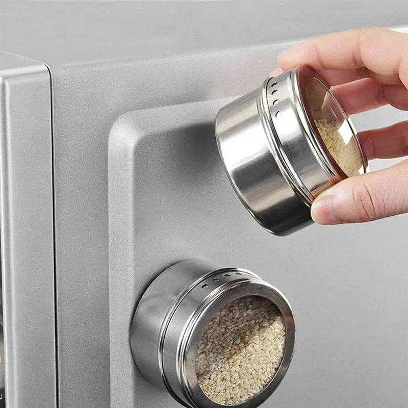 Stainless Steel Spice Tin Rack