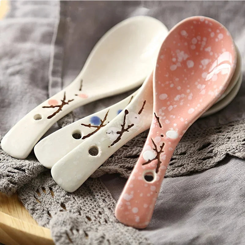 Bone China Ceramic Ladle