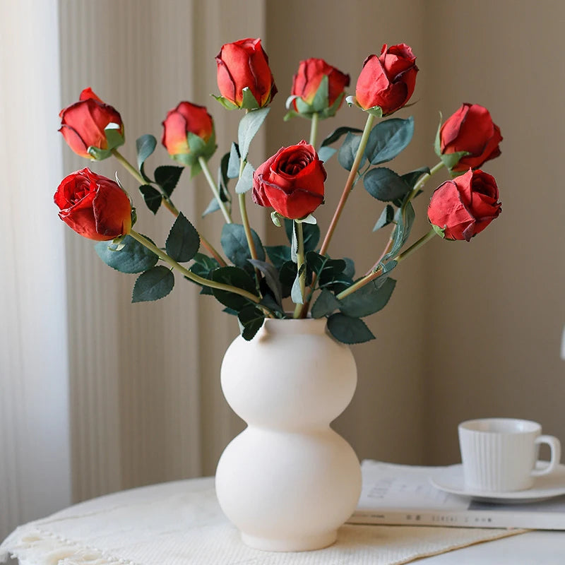 Burnt Edge Rose Buds