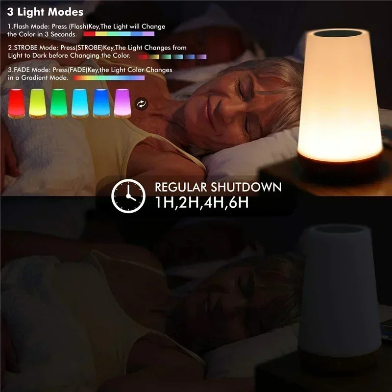 RNABAU RGB Color Changing Night Lamp