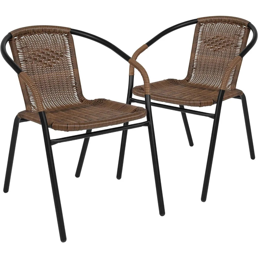 HUANZHUANG Set of 2 Rattan Chairs