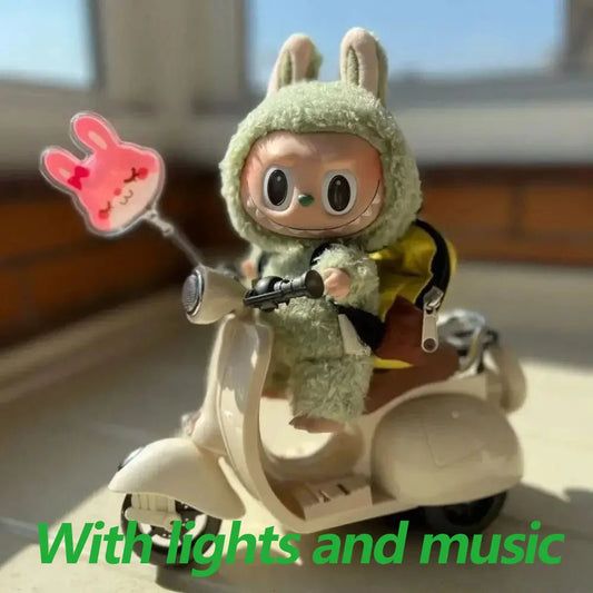 Labubu Mini Electric Motorcycle Toy