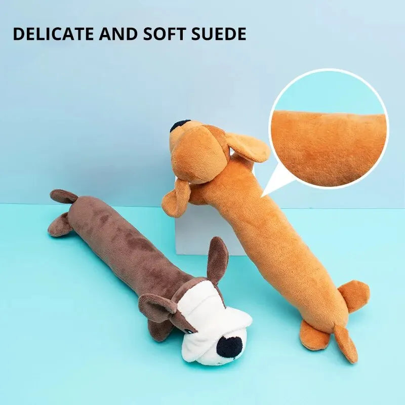 Interactive Squeaky Molar Dog Toy