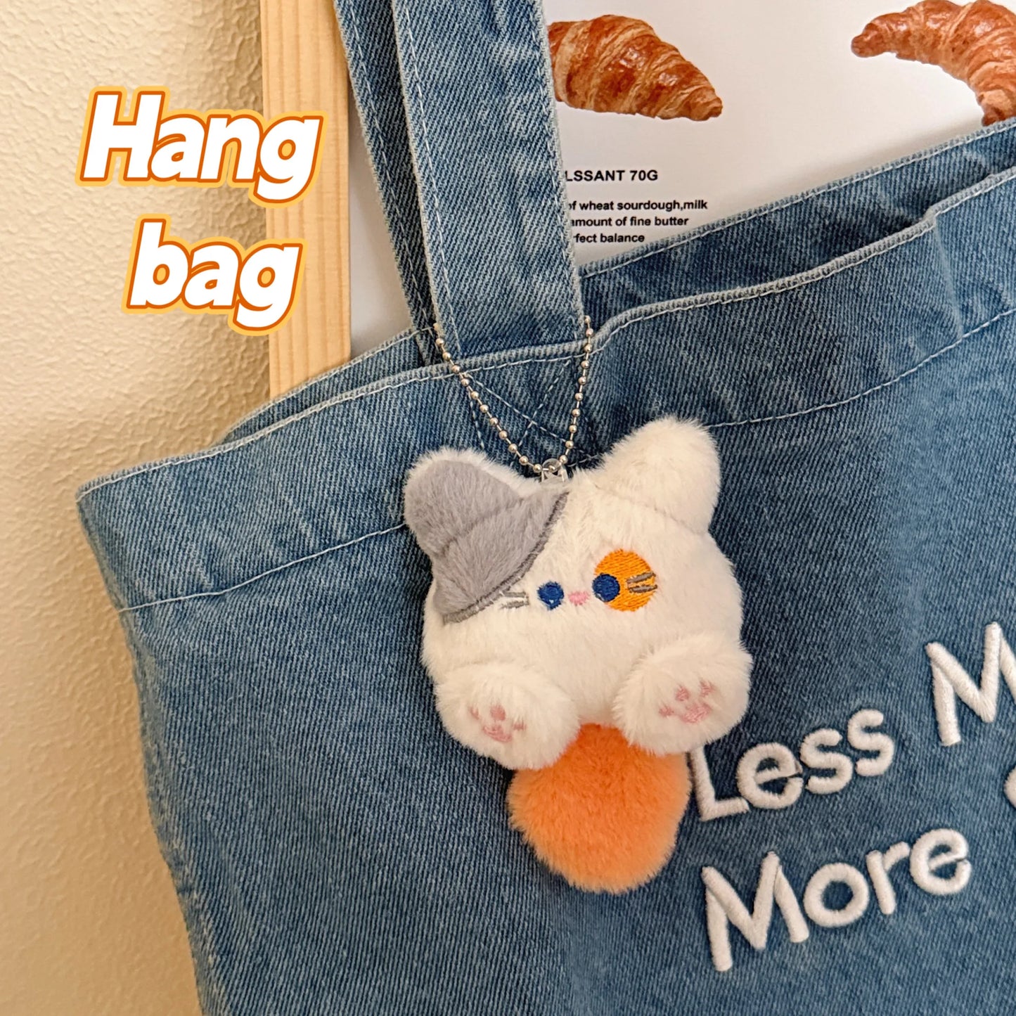 Plush Kitten Doll Keychain