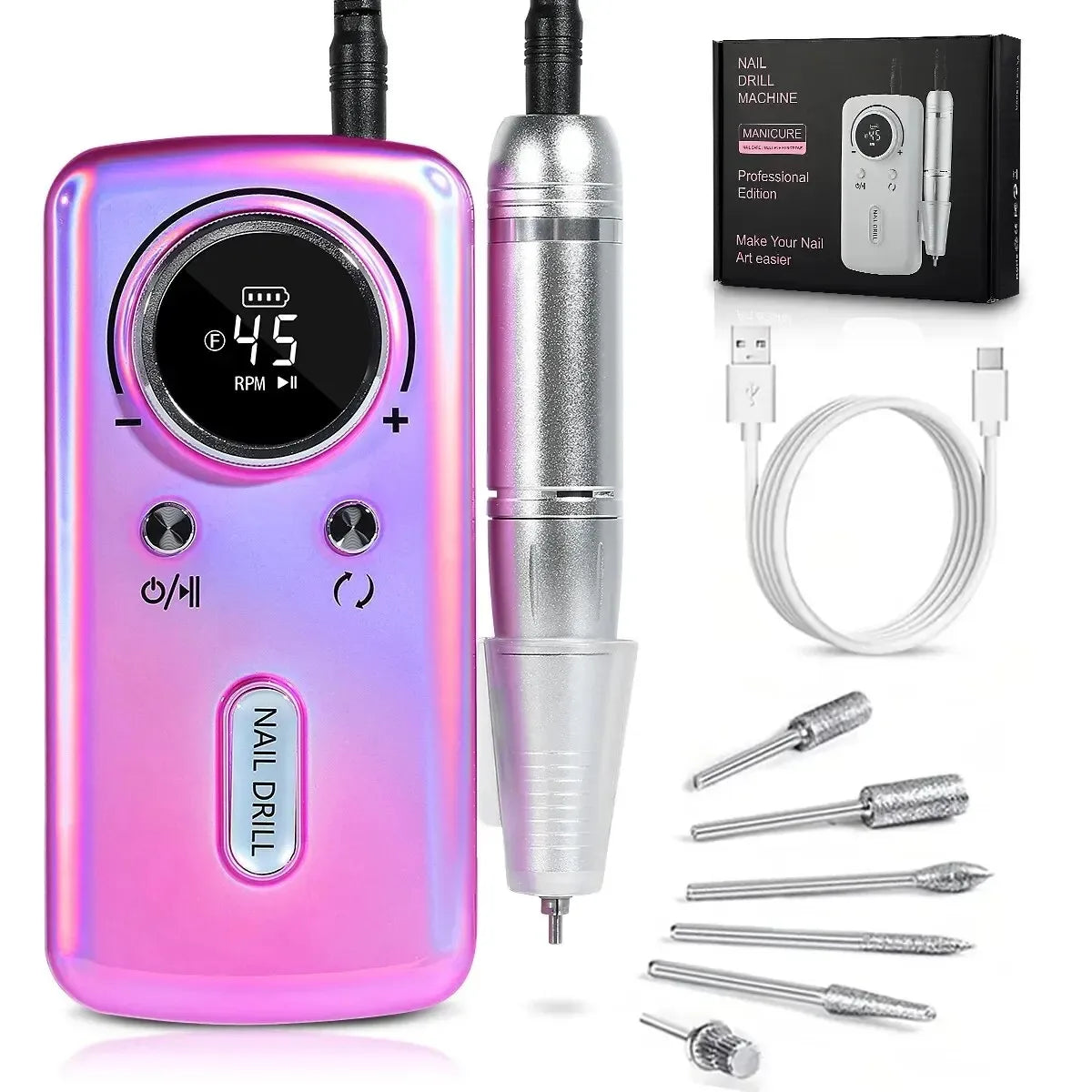 Portable Electric Nail Drill Machine