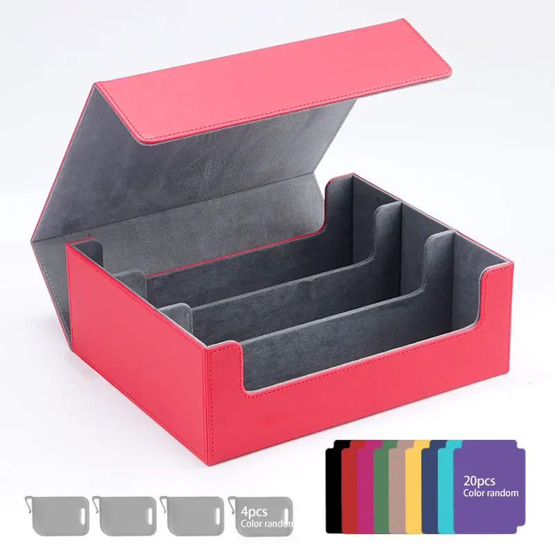 Leather Trading Card Storage Box