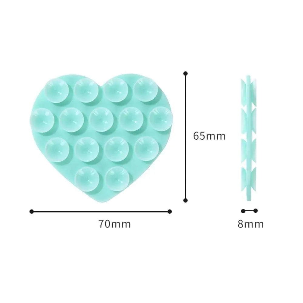 Heart Shape Silicone Phone Holder