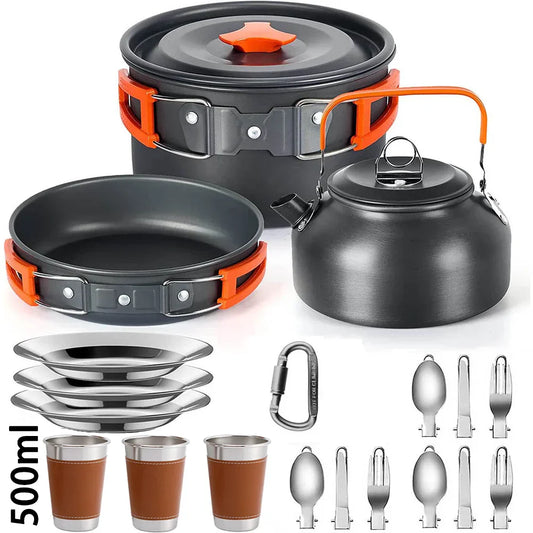 Outdoor Non-Stick Cookware Kit
