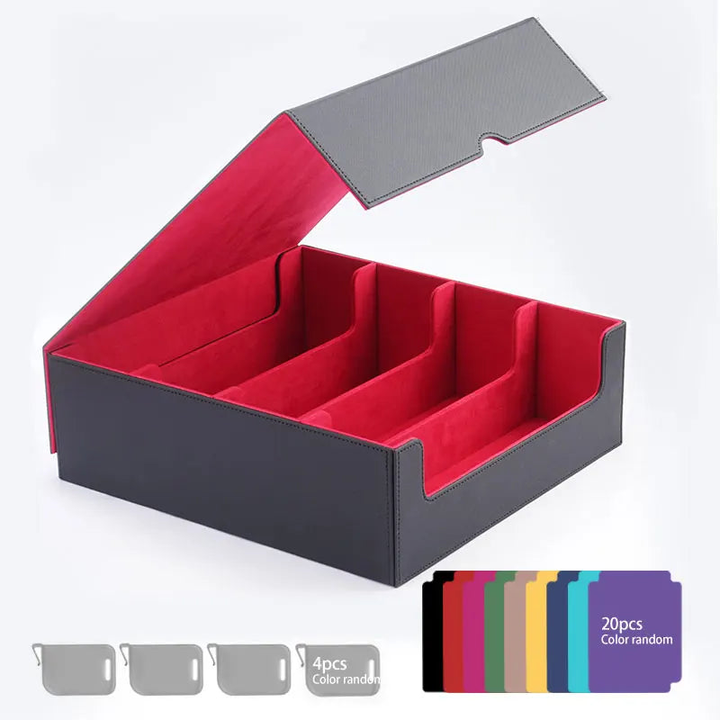 Leather Trading Card Storage Box