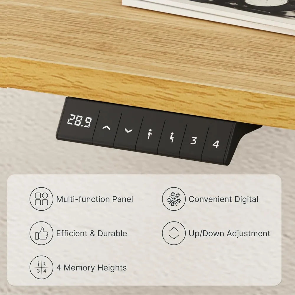 ANGDUO 48x24" Whole-Piece Standing Desk