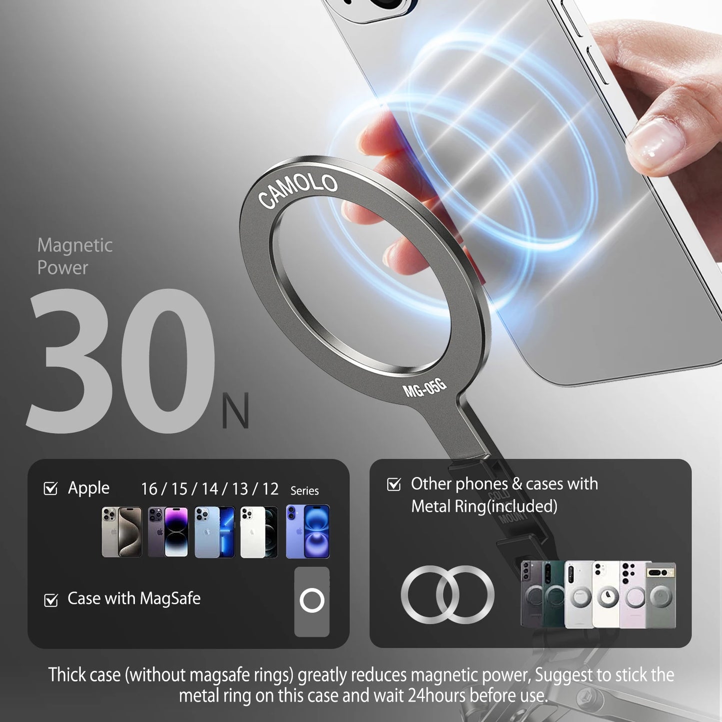 Foldable Magnetic Phone Tripod