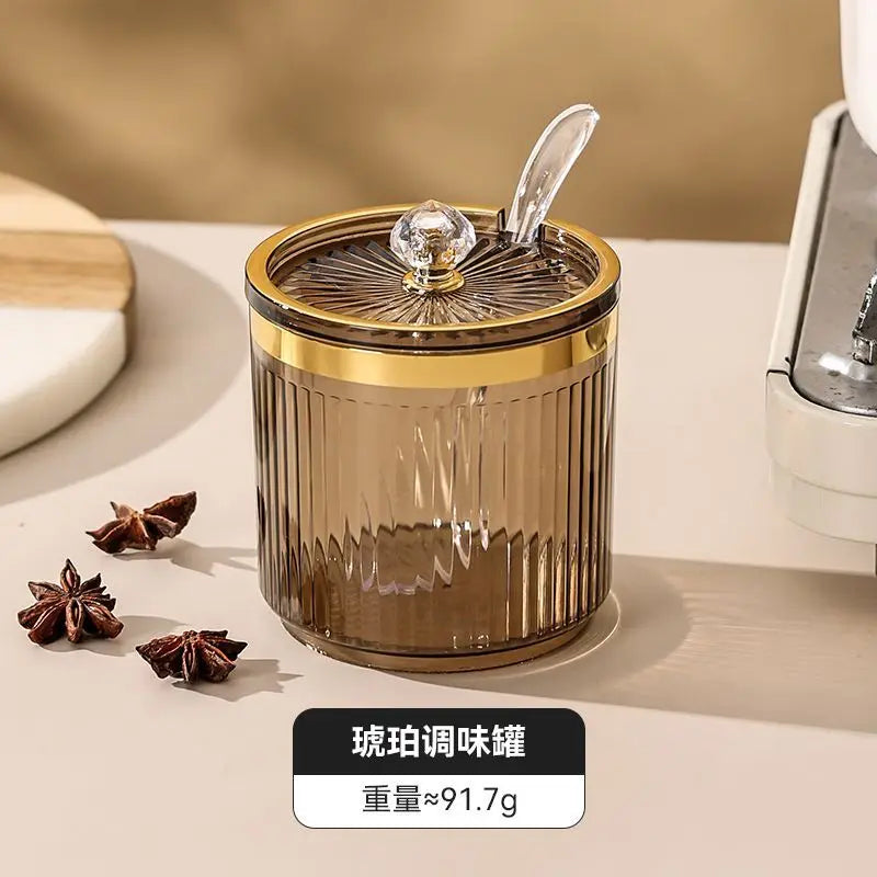 Luxury Gold Spice Jar Set