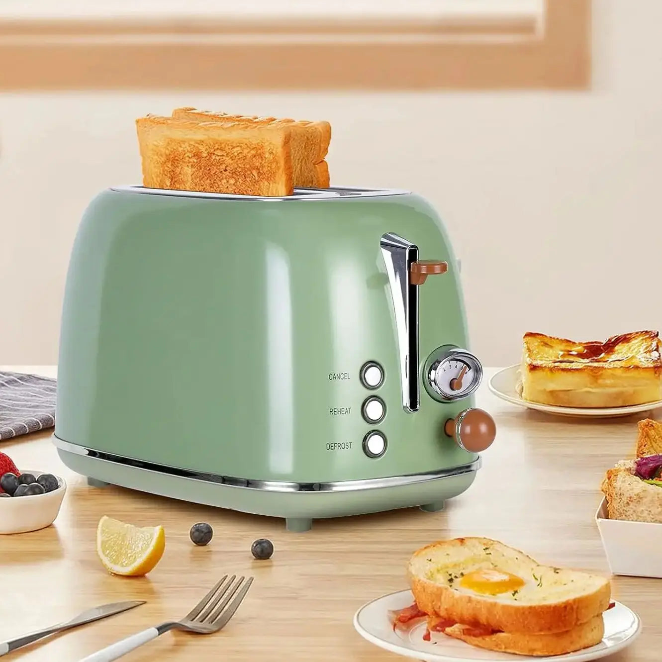 2-Slice Toaster with Countdown