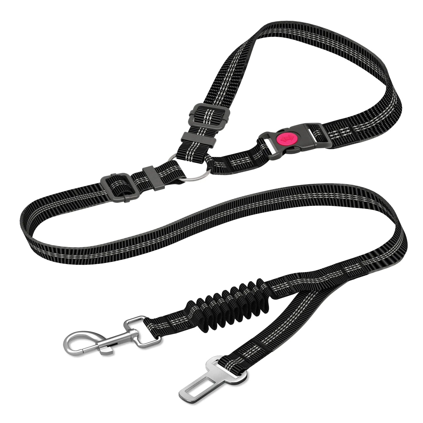 GOYN Heavy Duty Striped Dog Seatbelt
