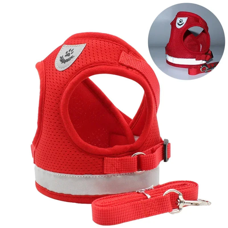 Reflective Adjustable Cat Dog Harness