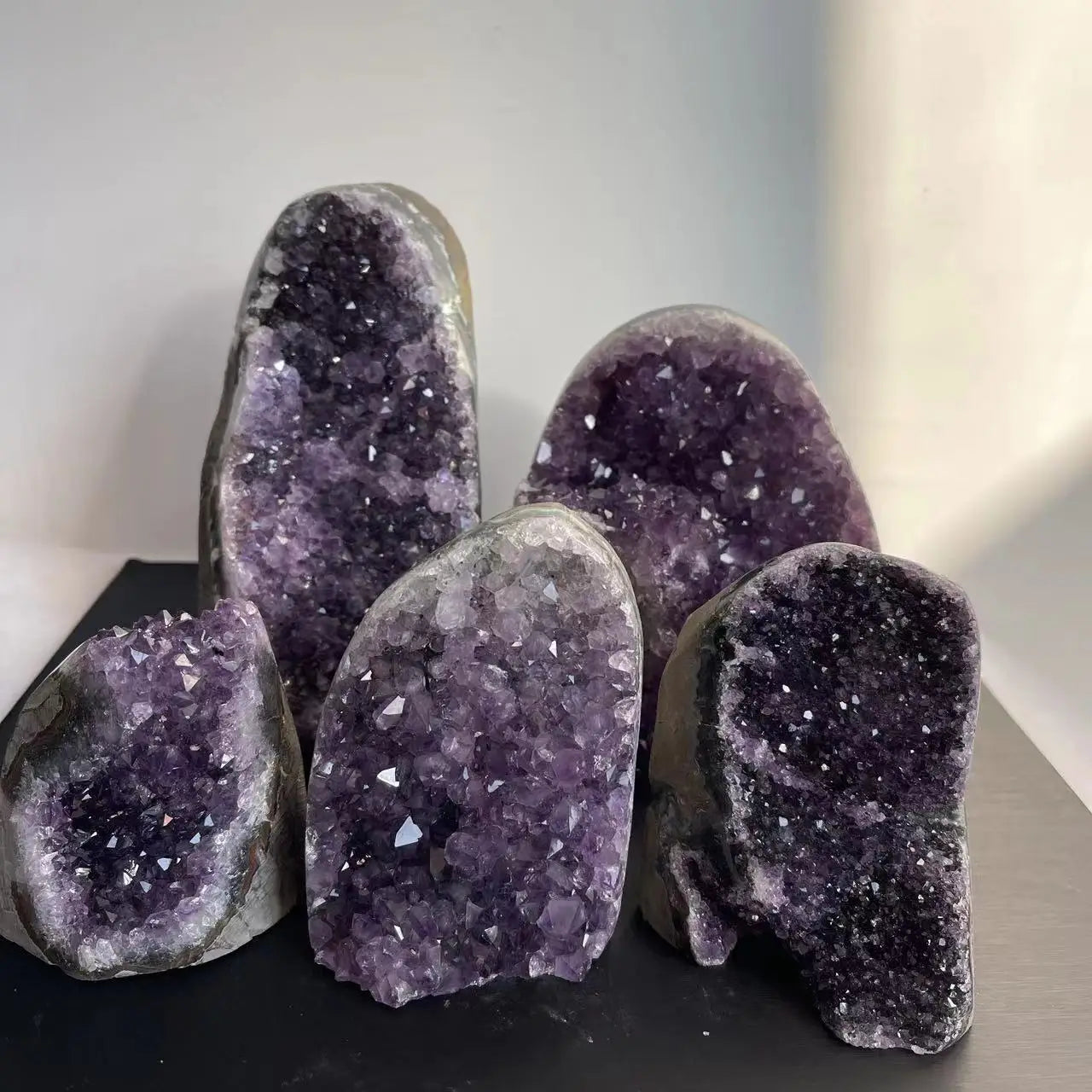 Natural Amethyst Crystal Cluster