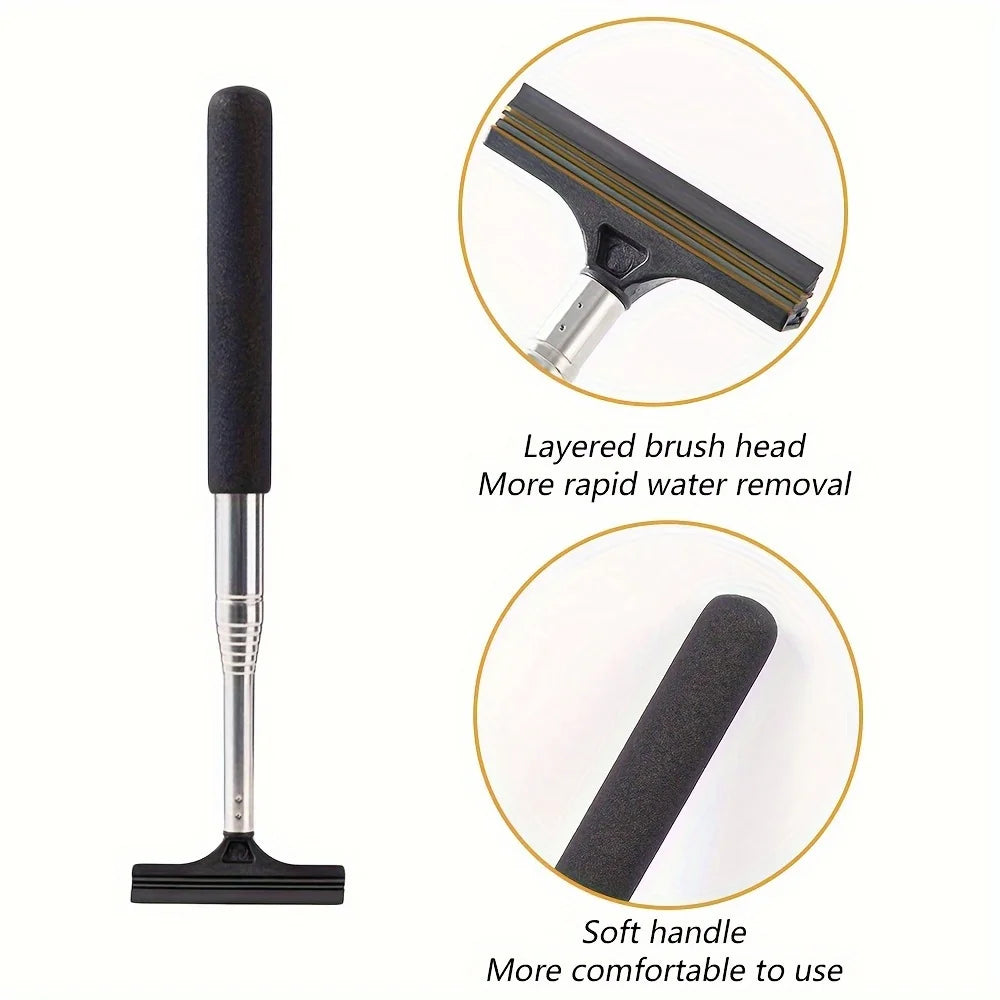 Telescopic Rearview Mirror Wiper