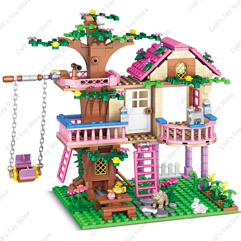 Girls Tree House Blocks