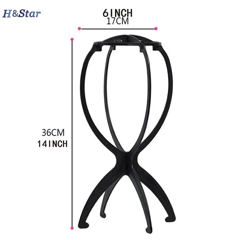 Folding Wig Display Stand Holder