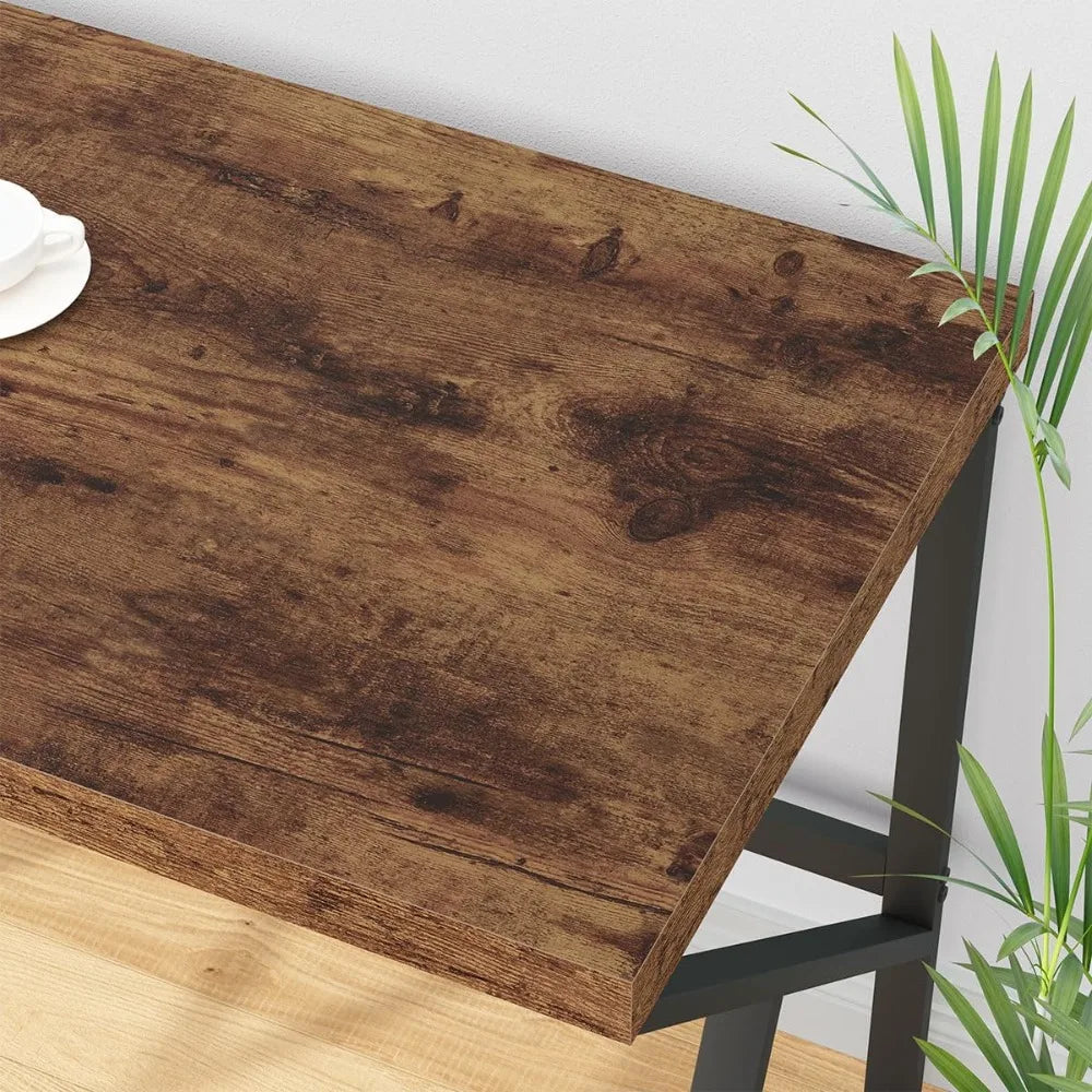 CHENGWEI Rustic Industrial Home Office Desk