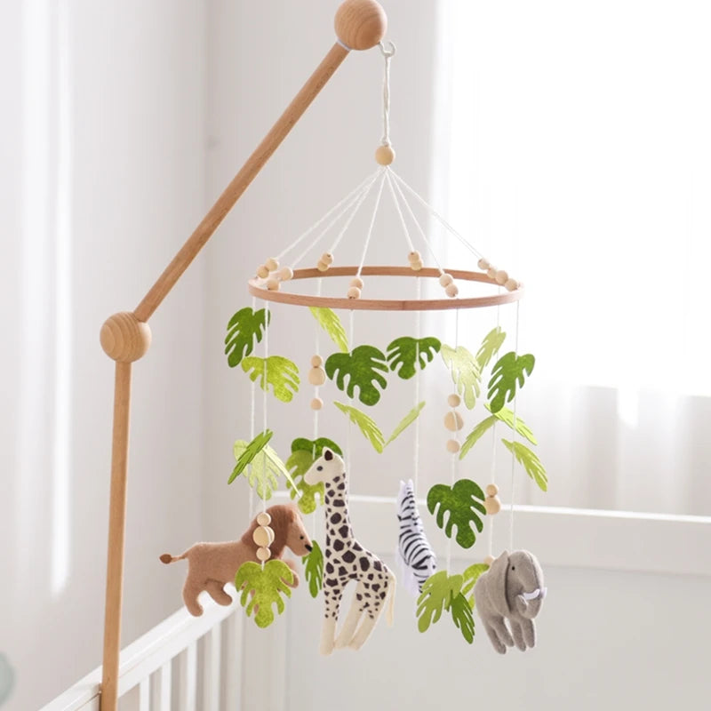 Felt Animal Baby Crib Mobile