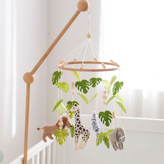 Felt Animal Baby Crib Mobile