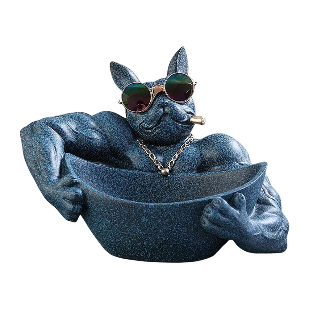 Muscle Bulldog Key Holder