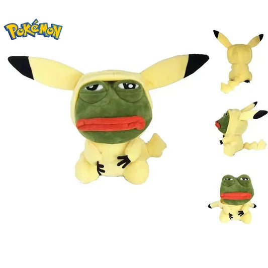 Pokemon Pikachu Frog Plush Toy