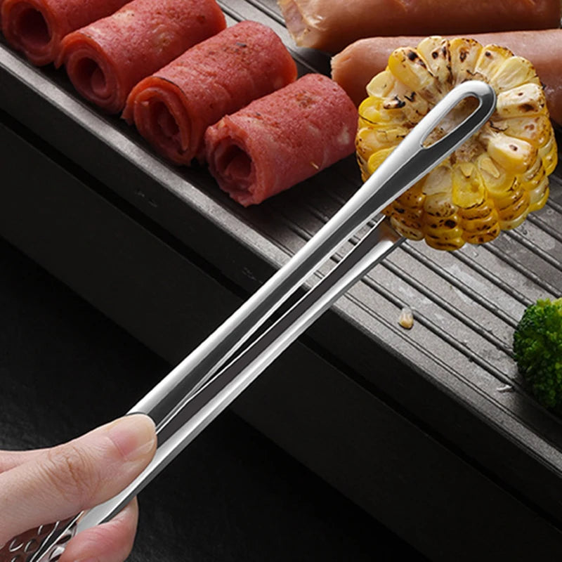 Stainless Steel Kitchen Grill Tongs