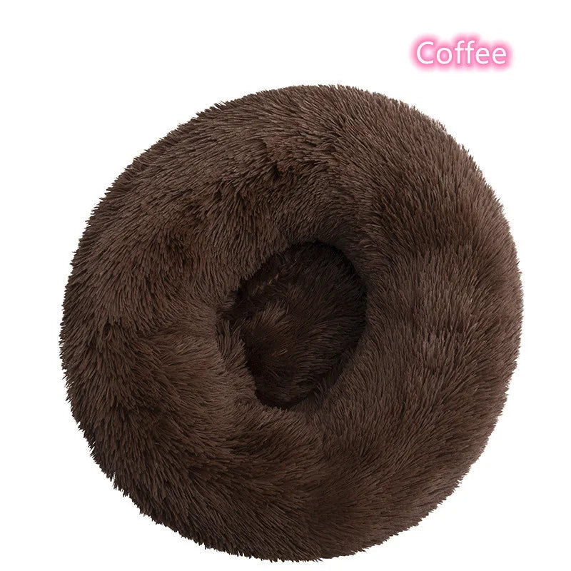 Super Soft Plush Donut Bed