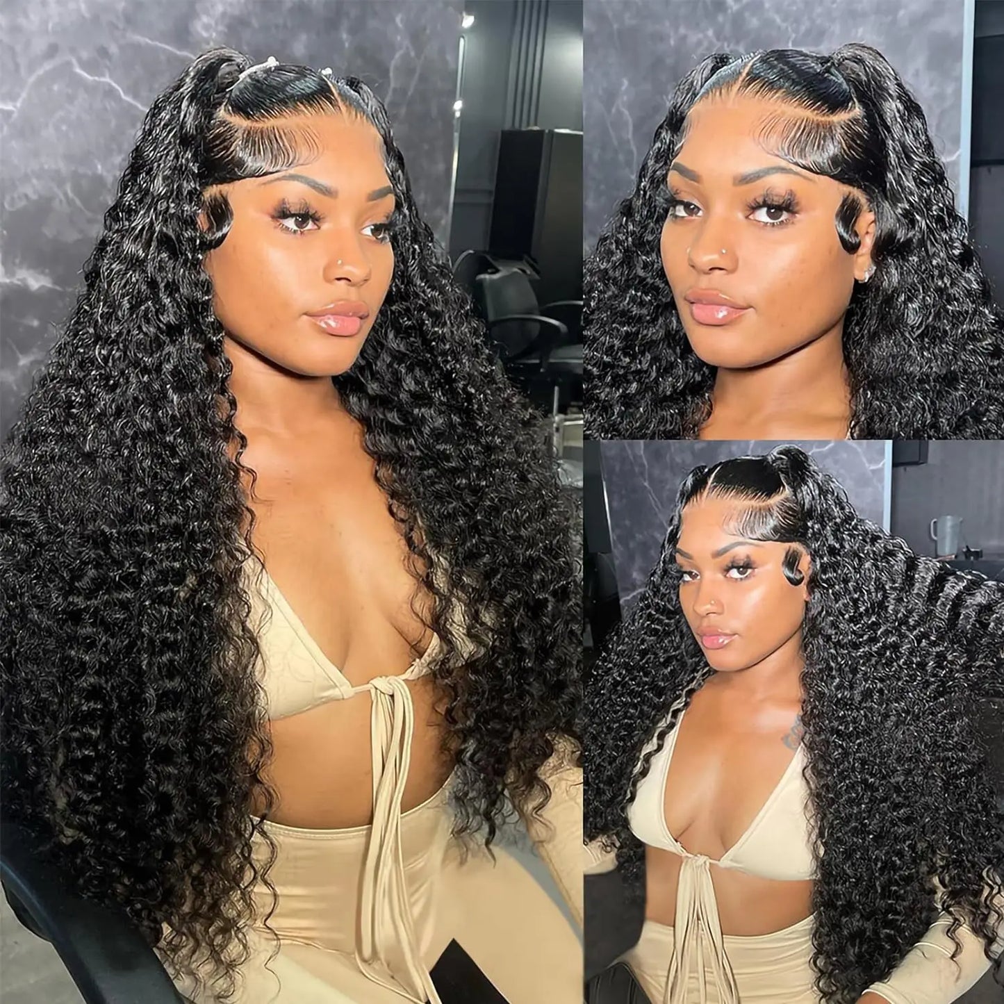 Deep Wave Curly Lace Wig
