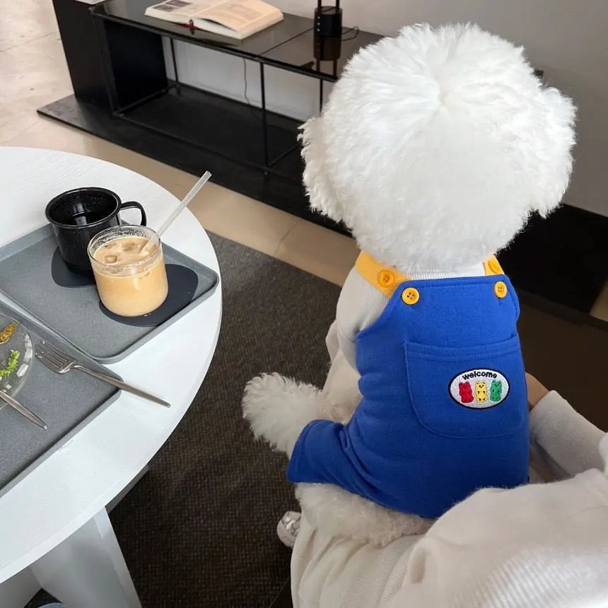 Summer Cute Dog Jumpsuit