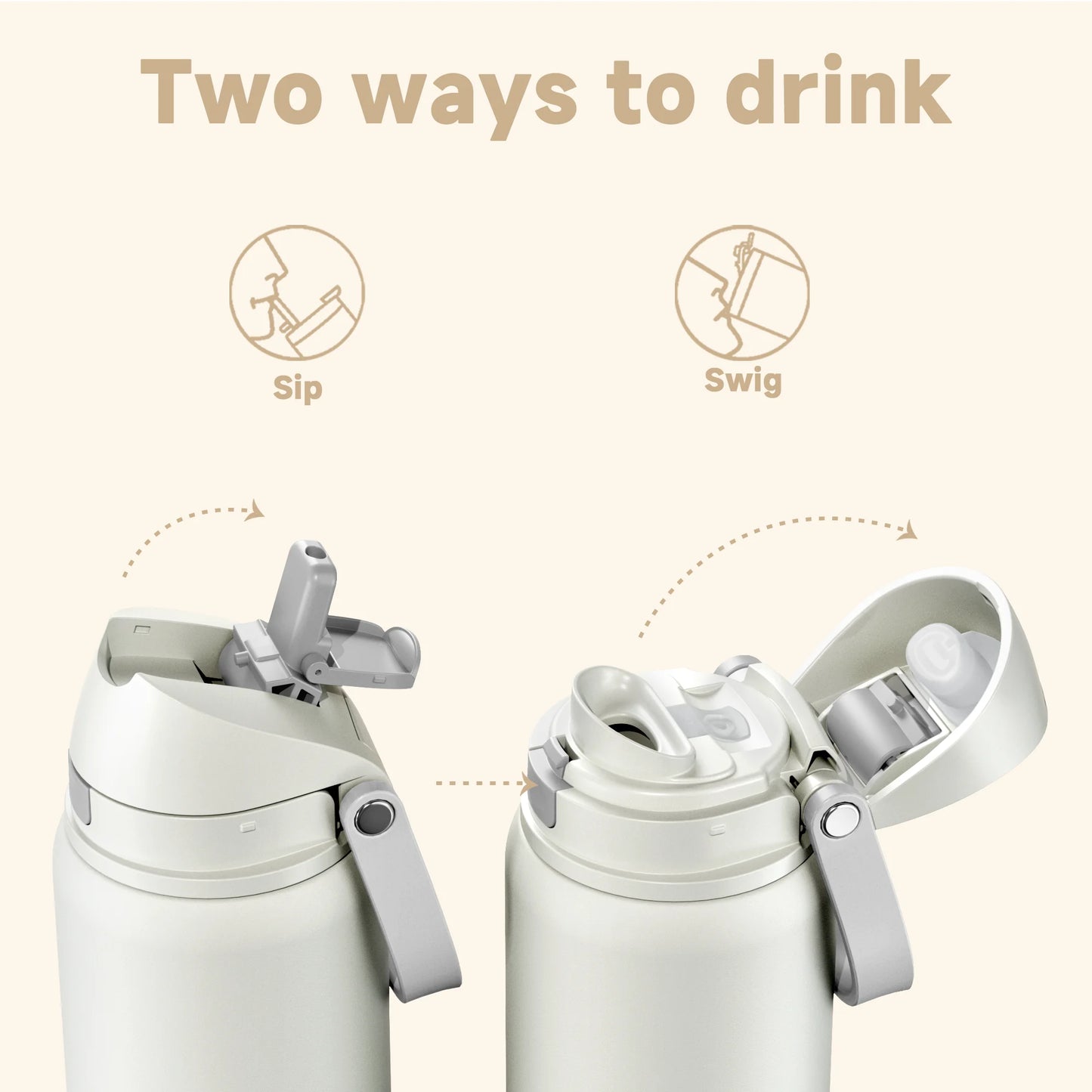 Meoky 24oz Insulated Water Bottle