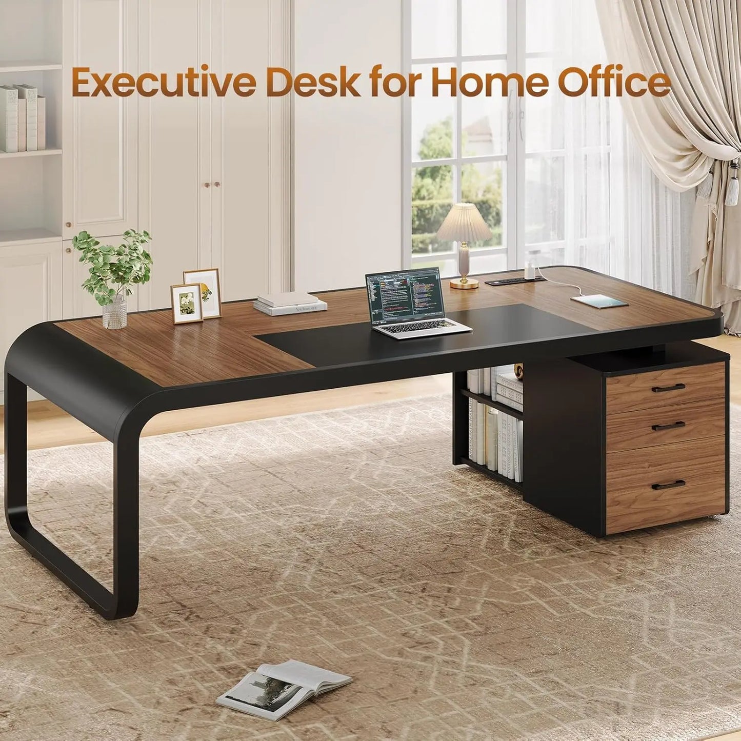 70.9" Executive Office Desk